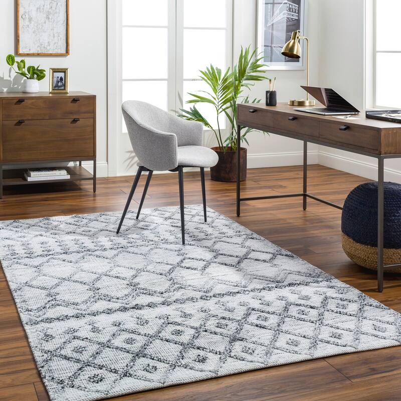 Liliya Handmade Performance Outdoor Safe Area Rug - 5' x 7'6" - Slate