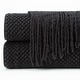 preview thumbnail 44 of 59, Chanasya Textured Knit Acrylic Throw Blanket With Tassels