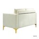 preview thumbnail 44 of 71, Clos 51'' Modern Upholstered Sofa with Golden Legs by HULALA HOME