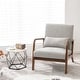 preview thumbnail 11 of 15, Costway 1PC/2PCS Modern Accent Chair Leisure Armchair with Rubber Wood - See Details