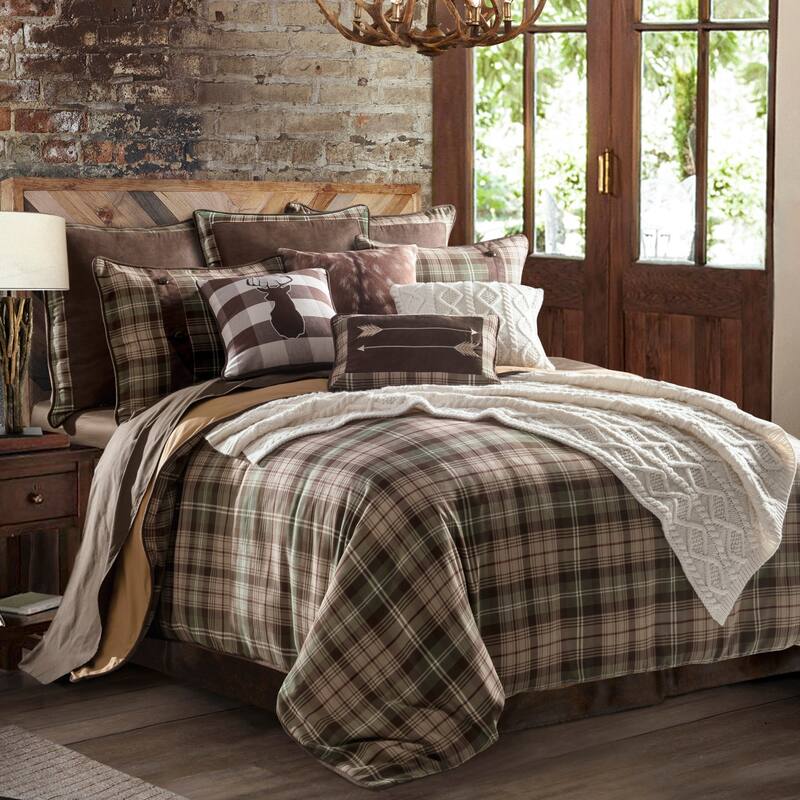 Paseo Road by HiEnd Accents Huntsman Plaid Comforter Set, 4PC - Full