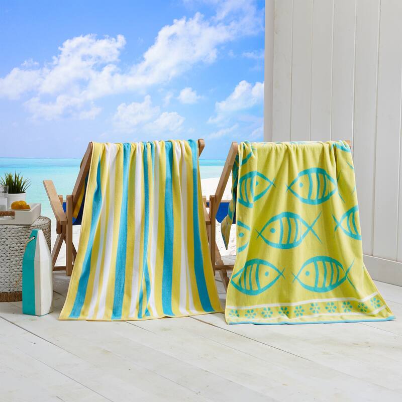 Luxurious Cotton Printed Beach Towel