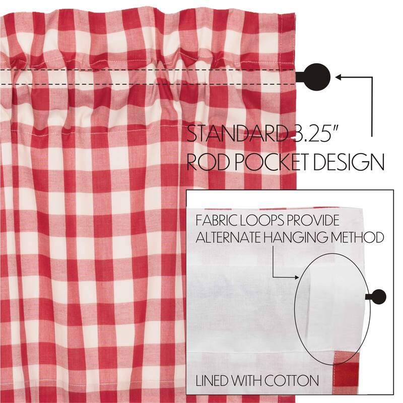Annie Buffalo Check Valance