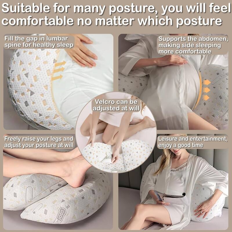 Pregnancy Pillow, Maternity Pillow for Pregnant Women, Soft Baby Bub