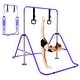 preview thumbnail 19 of 28, Multi Functional Adjustable Height Horizontal Gymnastic Bar With Bear Rings - 40.00" * 12.00" * 4.00"