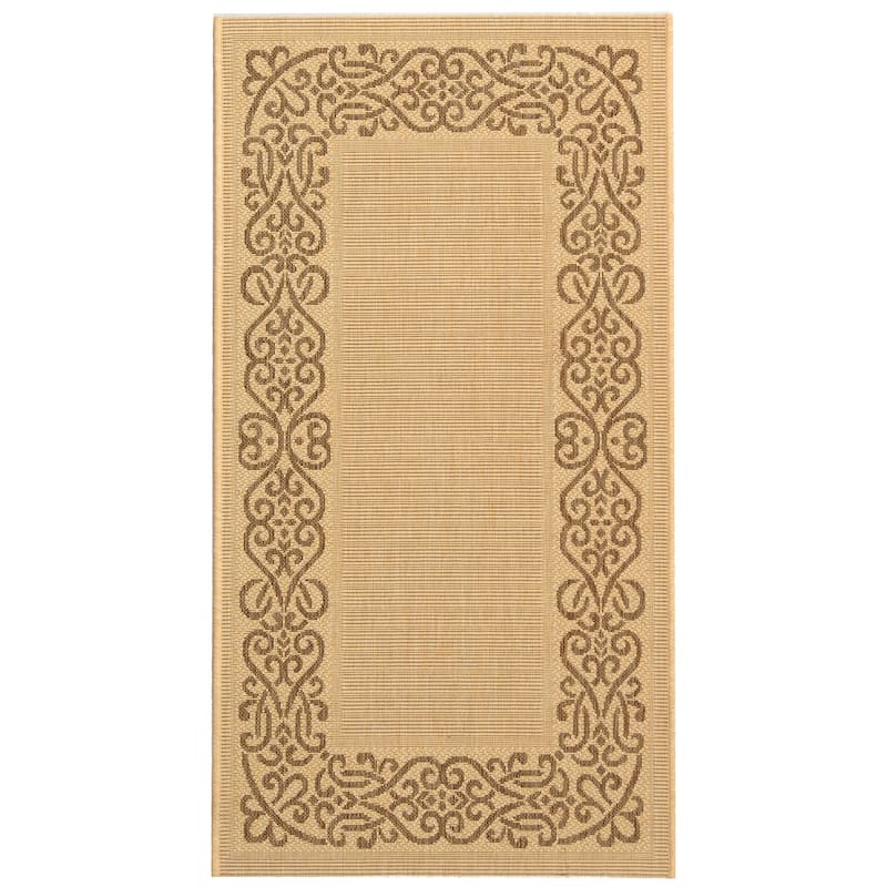 SAFAVIEH Courtyard Marylou Waterproof Patio Backyard Rug