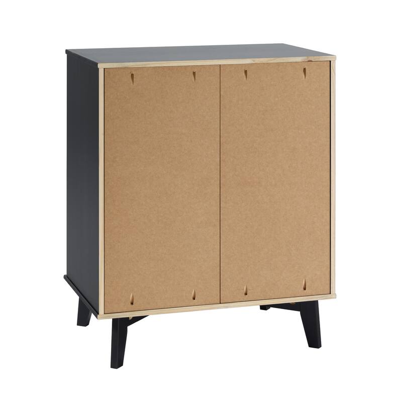 Middlebrook Mid-Century Solid Pine 3-Drawer Storage Chest