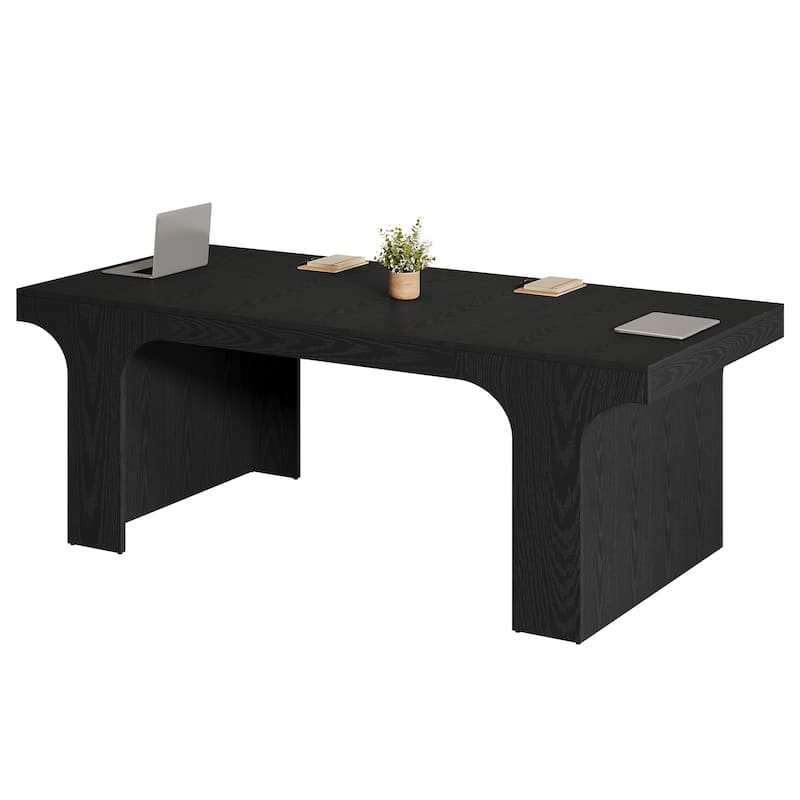 Large Executive Conference Table, Office Meeting Table, Boardroom Computer Writing Desk Workstation Accent Table