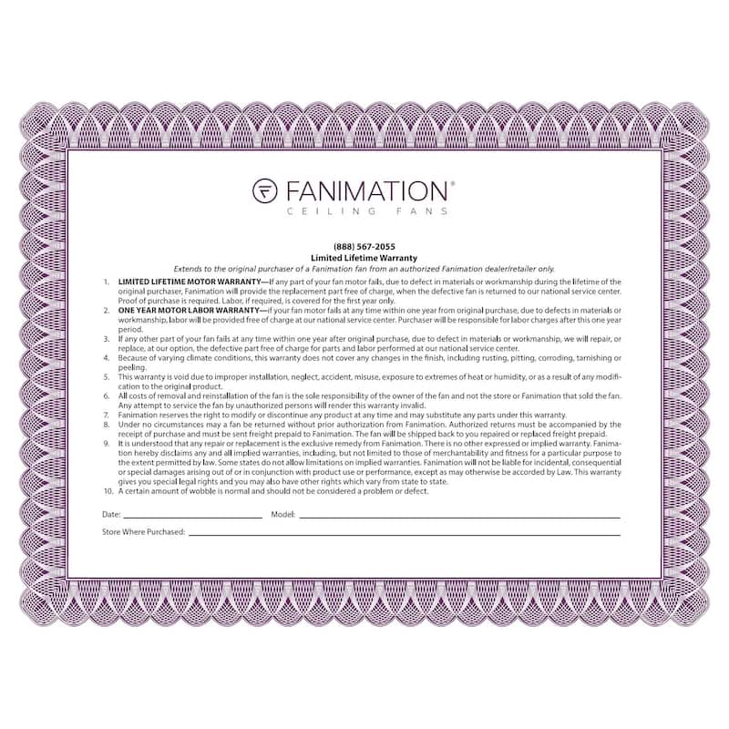 Fanimation Amped 52 inch Indoor Ceiling Fan with LED Light Kit and Remote - Black and Brushed Satin Brass