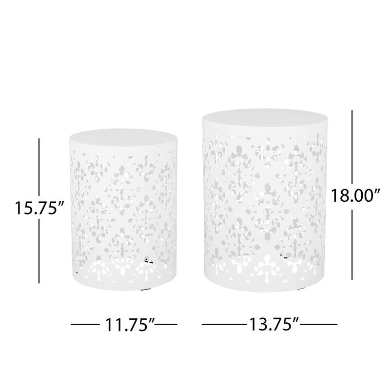 2024 NEW Metal end /side table set of 2