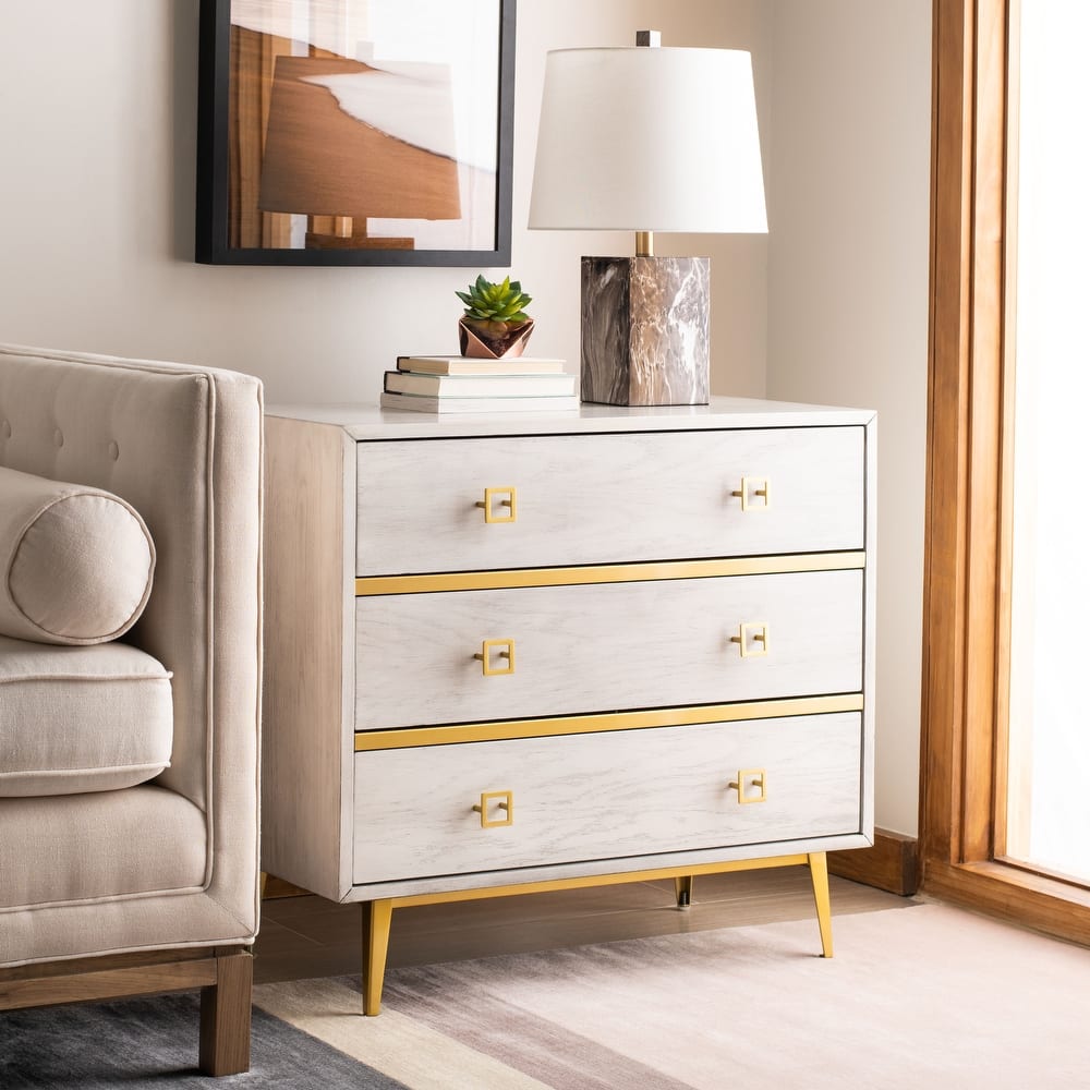 SAFAVIEH Ama 3-Drawer Chest