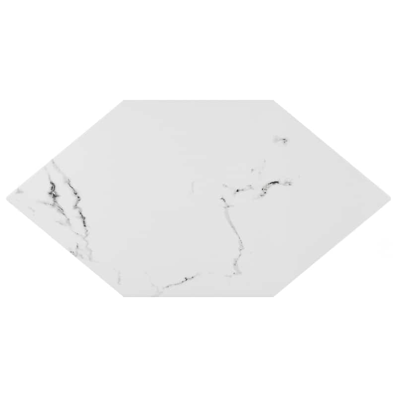 Merola Tile Timeless Calacatta Kayak 6-1/2" x 12-1/2" Porcelain Floor and Wall Tile