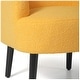 preview thumbnail 73 of 71, Bayville Sherpa Polyester Upholstered Barrel Chair - Faux Shearling