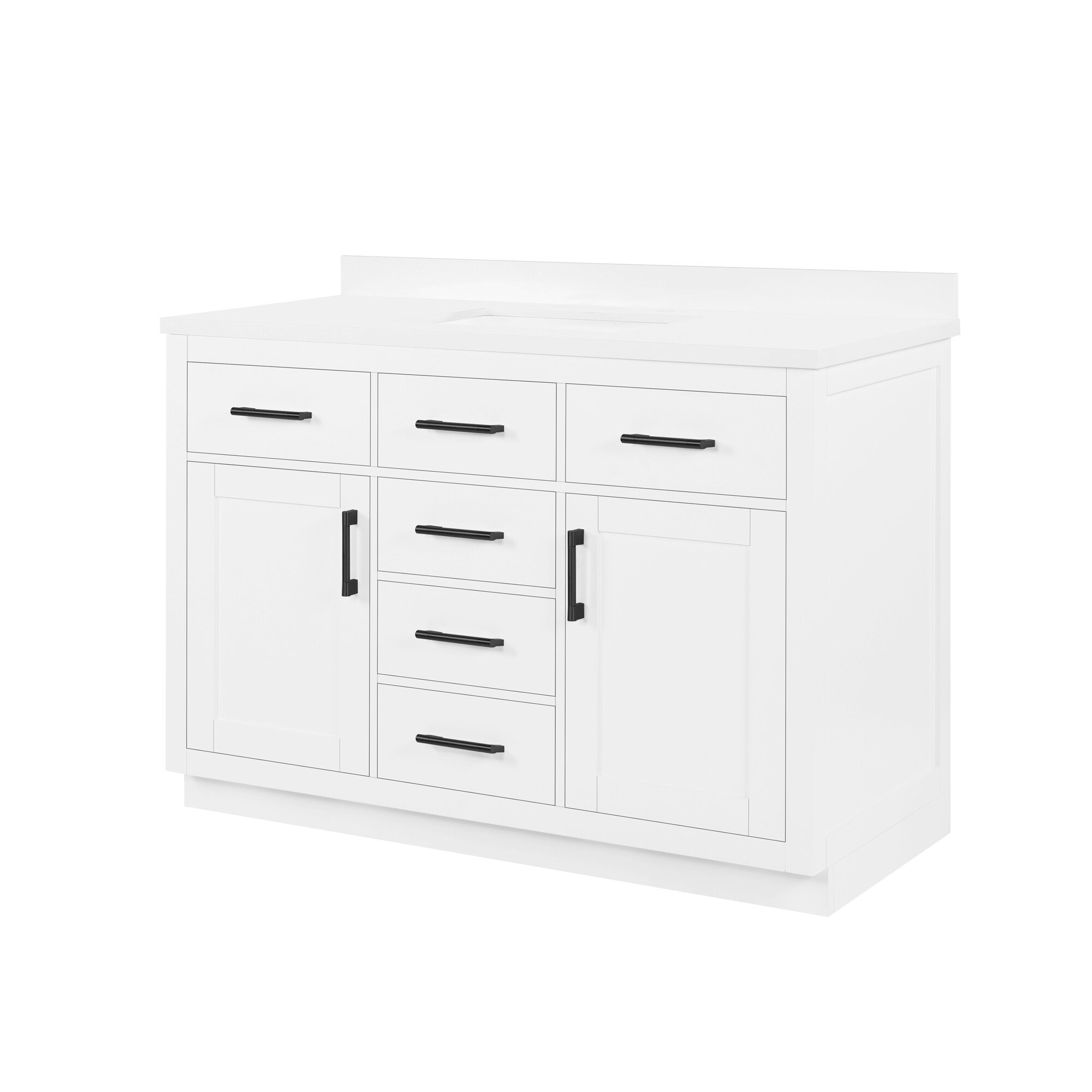 Ove Decors Bailey 48 in. Single Sink Bathroom Vanity in