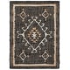 preview thumbnail 66 of 70, SAFAVIEH Flatweave Kilim Manorama Jute Rug 2' x 3' - Black/Ivory - Rectangle