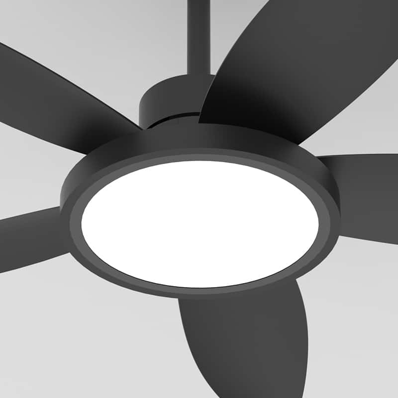 42-inch Eye-Protecting Light Source Walnut-Coloured Fan Blades High Airflow Plug-and-Play Fan Blades ABS Ceiling Fan Light