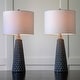 preview thumbnail 2 of 27, Jameson Textured Ceramic Table Lamps (Set of 2)
