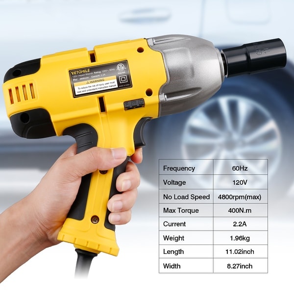 High torque store corded impact wrench