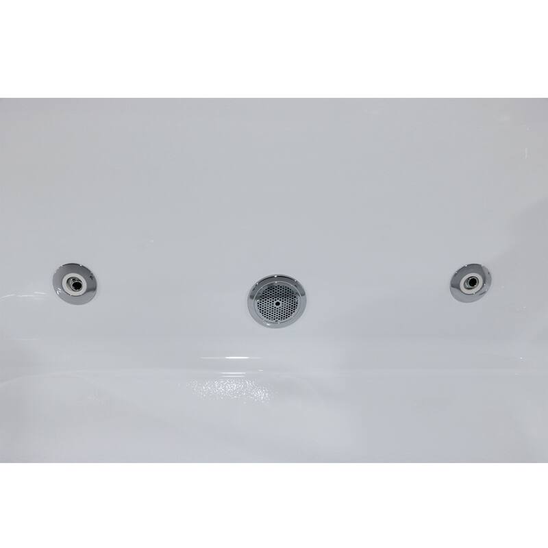 A&E Bath Ovid 67-inch Left-Hand Alcove Jetted Tub