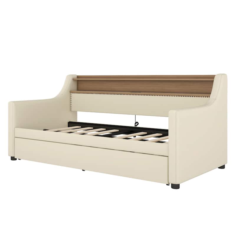 Twin Size Daybed with Trundle
