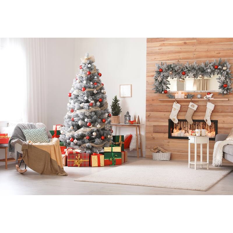 Christmas Trees Pattern Accent Pillow