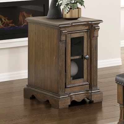 Dionne Rectangular Wood Chairside Table