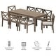preview thumbnail 3 of 13, Northlake 9-Piece Outdoor Patio Teak Wood Dining Set