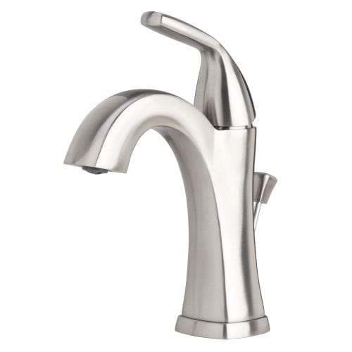 Miseno ML611 Elysa-V Single Hole Bathroom Faucet - Includes Lifetime Warranty and Pop-Up Drain Assembly