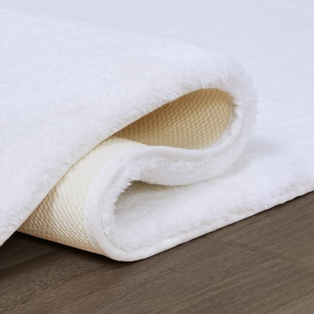 Madison Park Signature Marshmallow Bath Rug