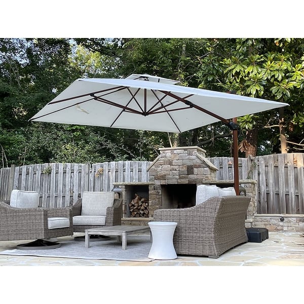 7.5 ft patio umbrella frame 7.5 ft. Powder-Coated Steel Frame Market Push-Button Tilt Patio Umbrella in  Rust Z0CVJQ1769