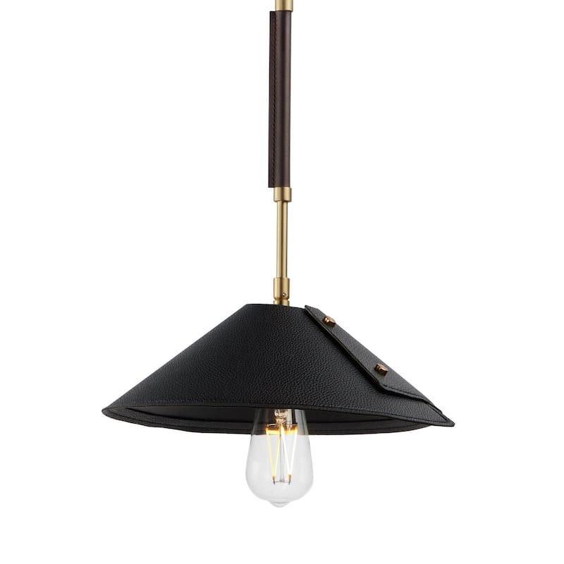 Studio M SM81801 Cavalier 11" Wide LED Pendant by Mat Sanders - Natural Aged Brass