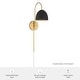 preview thumbnail 7 of 7, Hunter Erling Luxe Gold 1 Light Large Sconce Wall Light Fixture