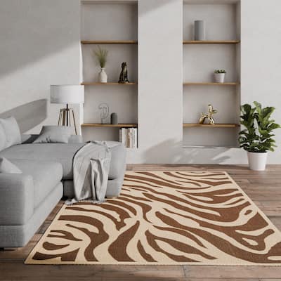 SAFAVIEH Courtyard Ardyce Indoor/ Outdoor Waterproof Patio Backyard Rug
