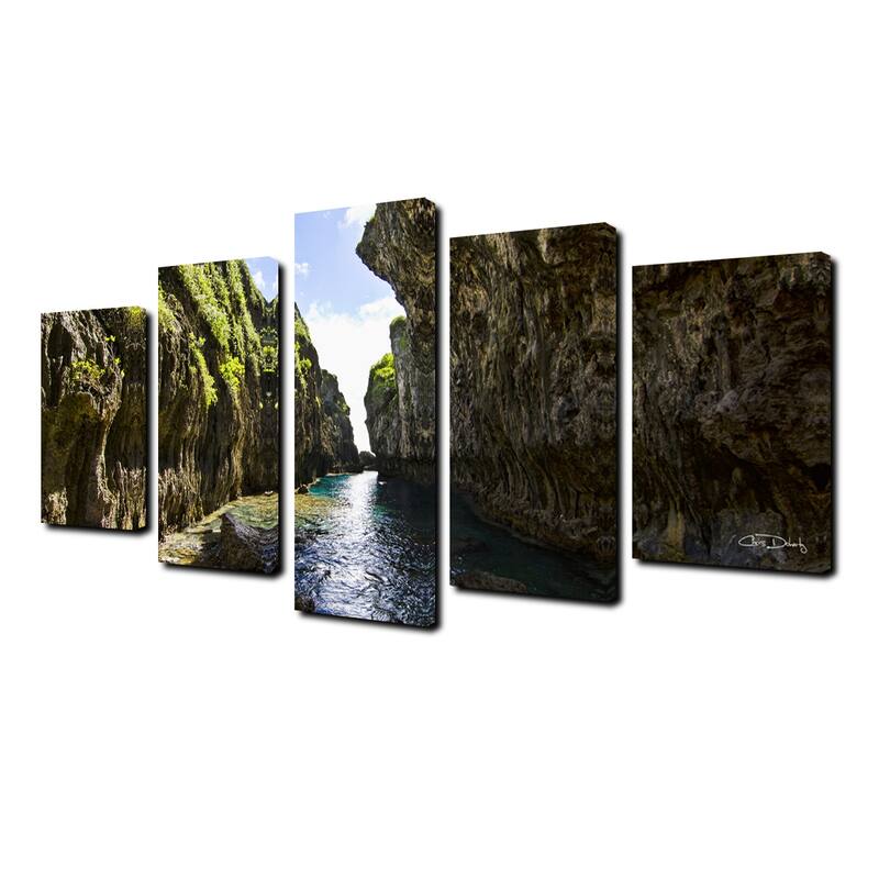 Ready2HangArt 'Perfect Escape' 5-Piece Wrapped Canvas Wall Art Set