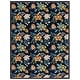 preview thumbnail 48 of 54, SAFAVIEH Hand-Tufted Blossom Kierston Modern & Contemporary Wool Rug 8' x 10' - Navy/Green - Rectangle