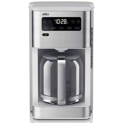 Braun PureFlavor 14-Cup Coffee Maker in White