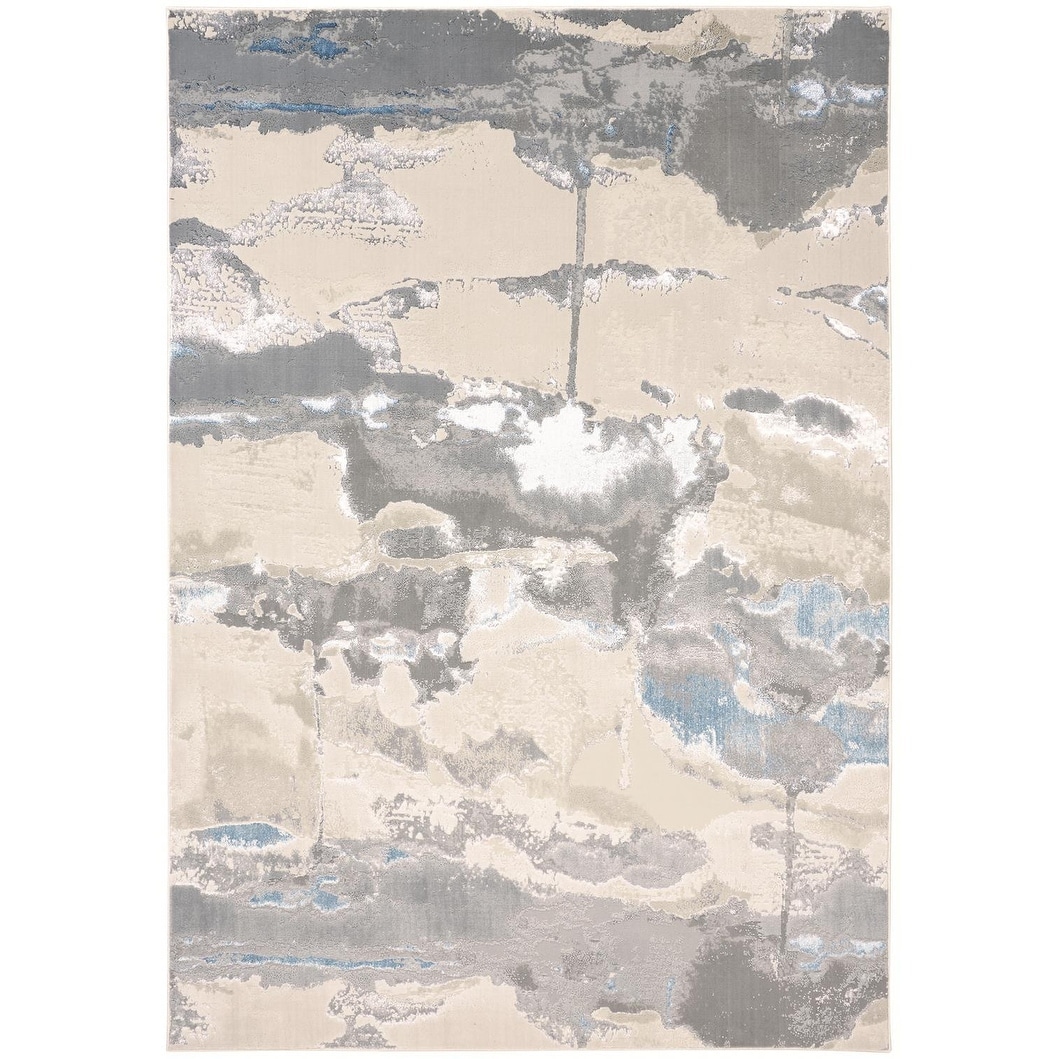 Susis Abstract Stain Resistant Area Rug By HomeRoots - 2' x 3'