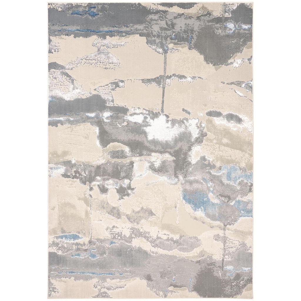 Zatim Abstract Area Rug By HomeRoots - 9' x 12'