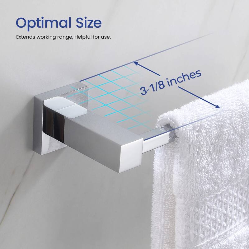 Cube 5-Piece Bathroom Hardware Set