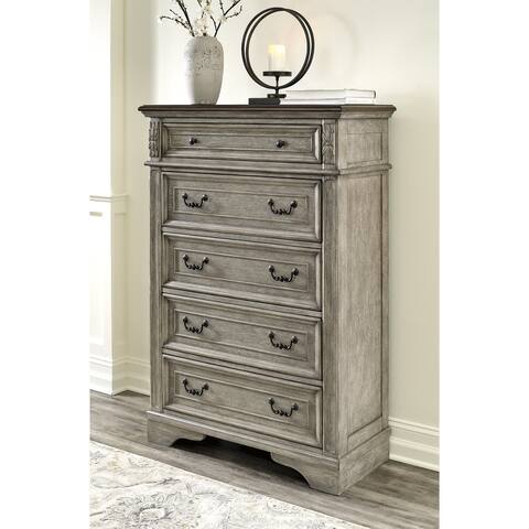 Ashley Furniture Lodenbay Two-tone 5 Drawer Chest