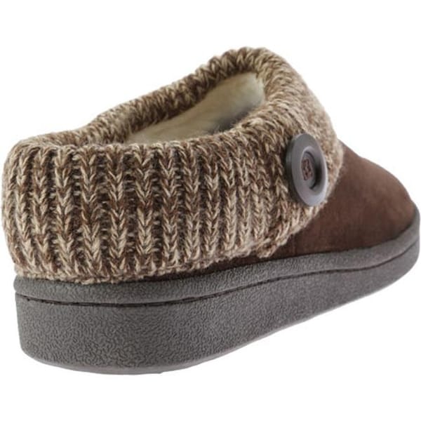 clarks knit collar clog