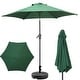 preview thumbnail 37 of 101, Autlaycil 7.5FT Solar Patio Umbrella with Base and Tilt,Crank