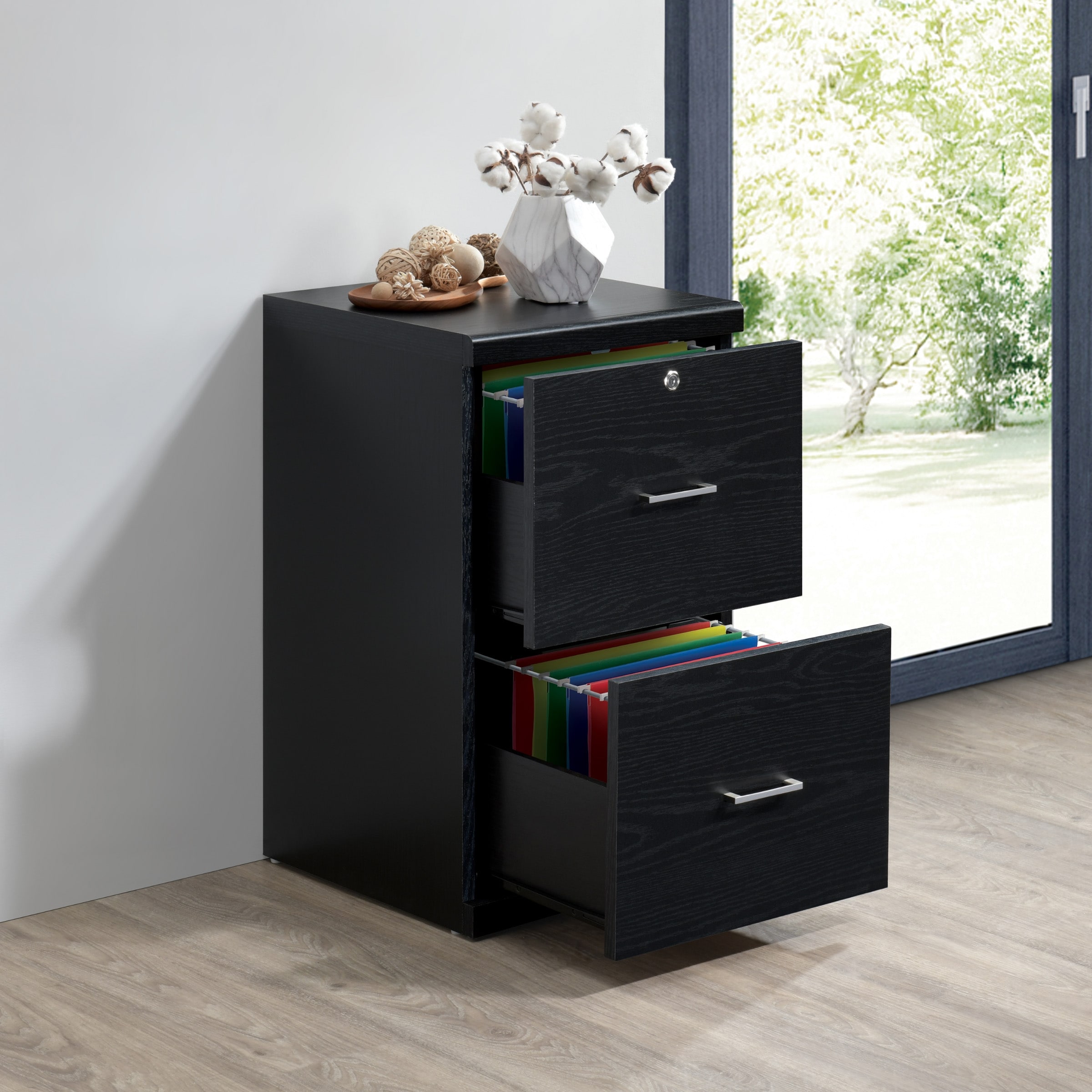 OSP Alpine Vertical File with Drawers and Locking