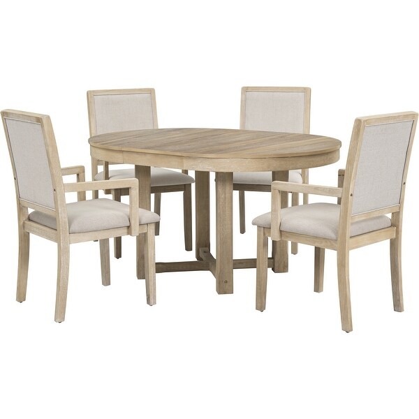 Dining table and clearance armchairs