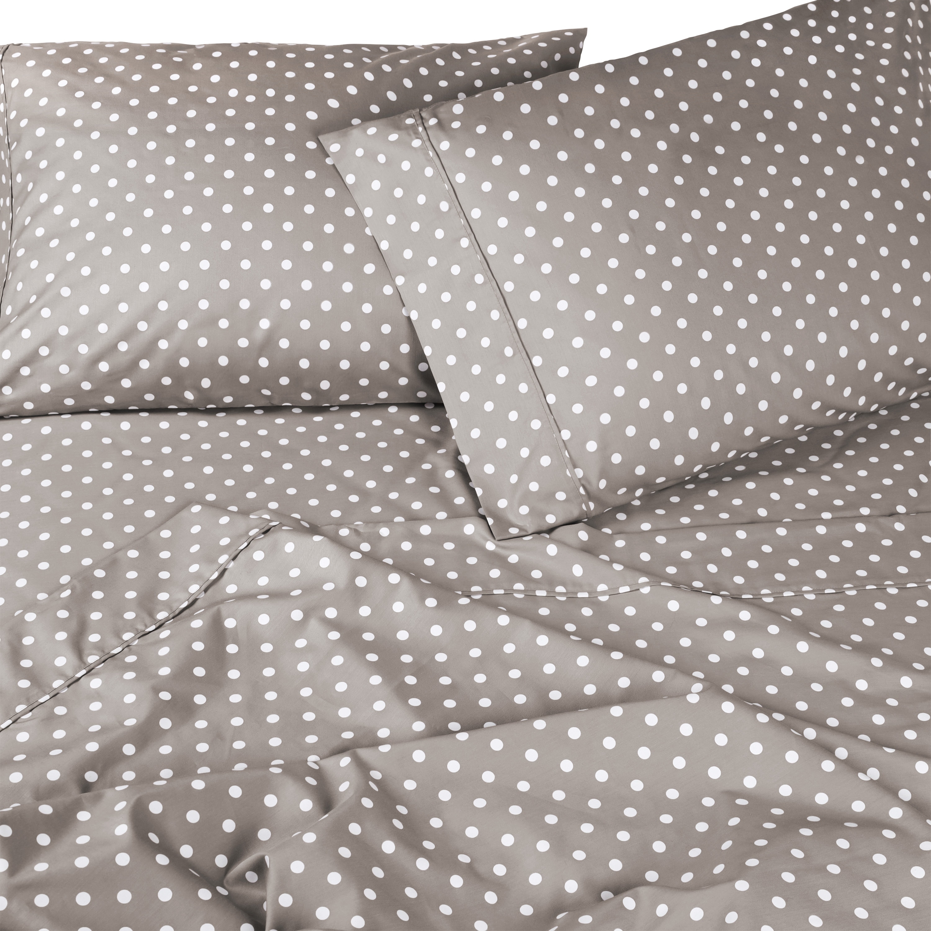 Superior Thread Count 600TC Cotton Blend Polka Dot Bed Sheet Set On Sale Bed Bath Beyond 9017863