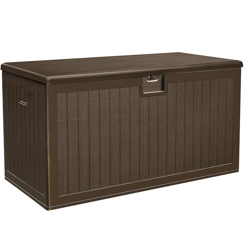 150 Gallon Outdoor Storage Waterproof Deck Box - N/A