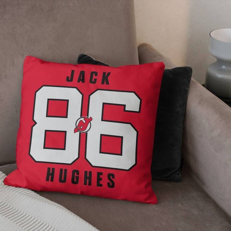NHL Player 18 Inch Throw Pillow