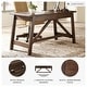 preview thumbnail 3 of 4, Signature Design by Ashley Baldridge Brown Home Office Desk