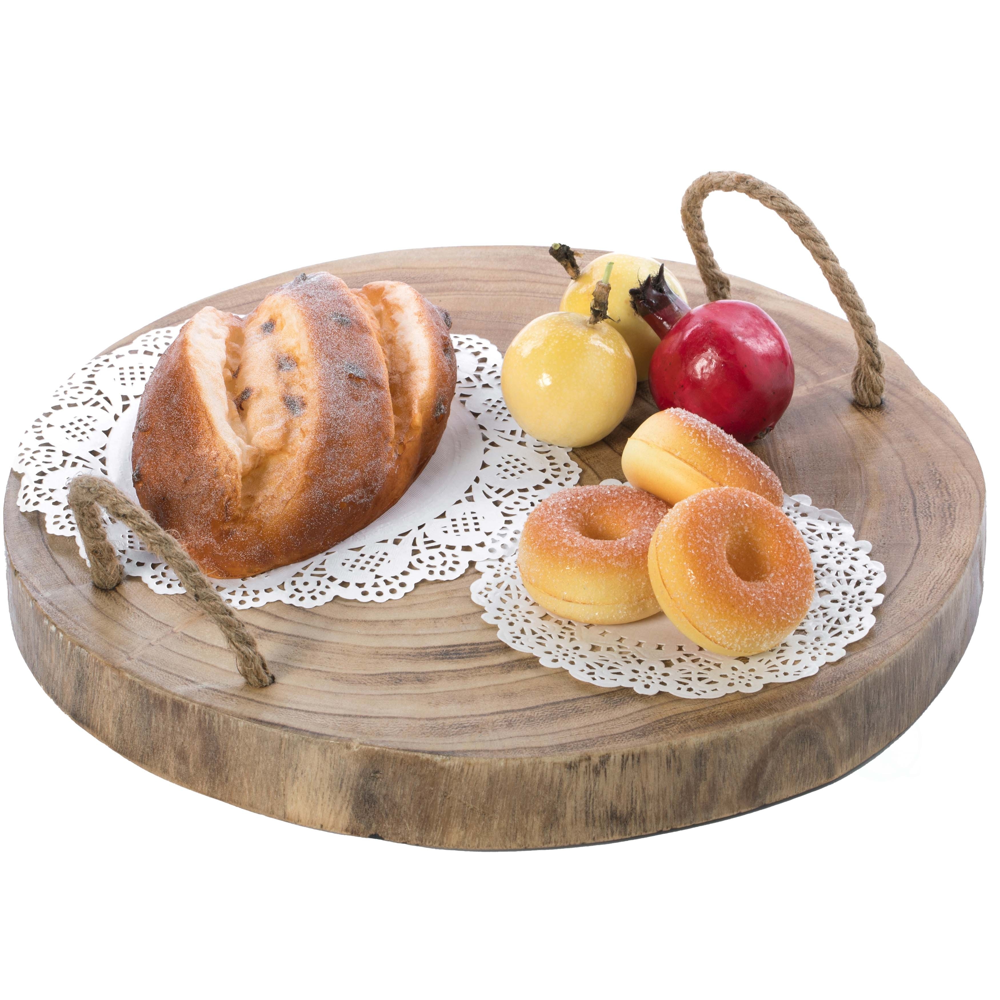 Lazy Susan Mango Wood Serve Tray with Removable Dividers, 18 Inch –  Pfaltzgraff