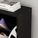 preview thumbnail 13 of 15, 23.6"W Trendy Shoe Storage Cabinet with 3 Large Fold-Out Drawers